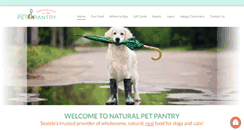 Desktop Screenshot of naturalpetpantry.com