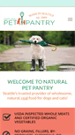 Mobile Screenshot of naturalpetpantry.com